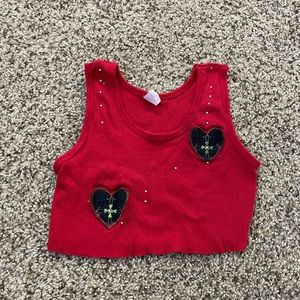 cute red tank